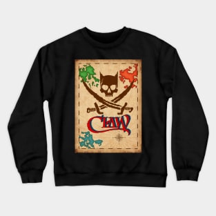 Captain Claw - Map Crewneck Sweatshirt